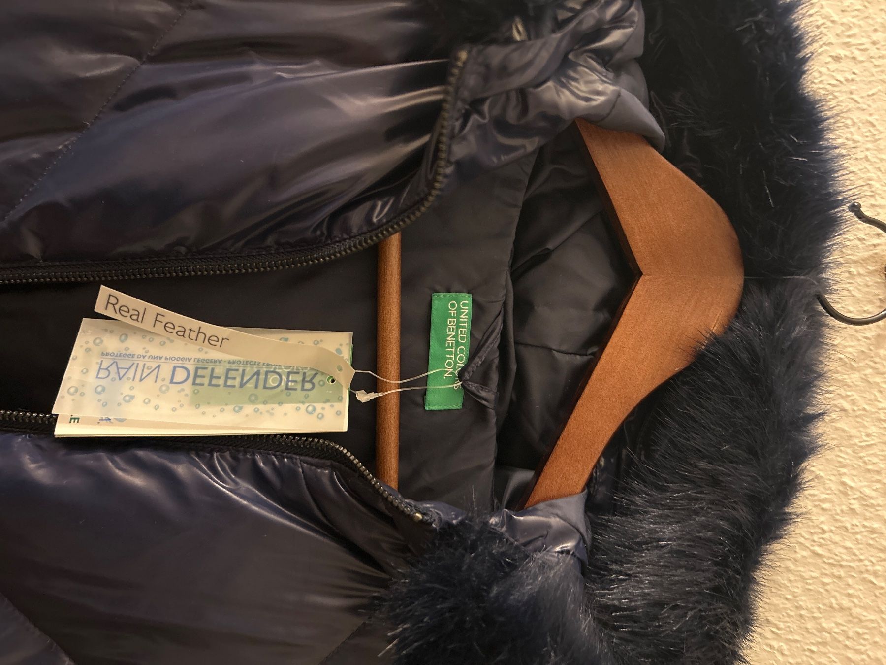Benetton Jacken & Mäntel: Benetton Dauenjacke blau, ungebraucht – Gebraucht aus zuerich von rotezora03 1