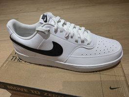 Nike Court Vision Lo NN Sneakers Weiss/Schwarz Gr. 47 – Neu