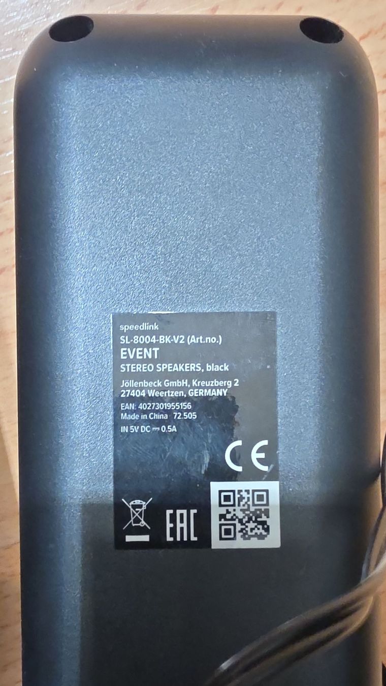 Lautsprecher: Speedlink Event PC-Lautsprecher schwarz – Gebraucht aus Dintikon von ragusiva 1