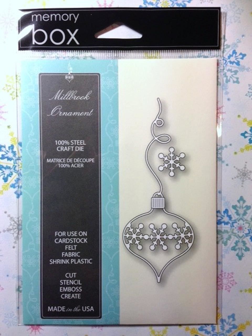 Sciablone: Memory Box Die ** Ornament ** – Nuovo e nell'imballaggio originale da Rubigen venduto da rofi100 1