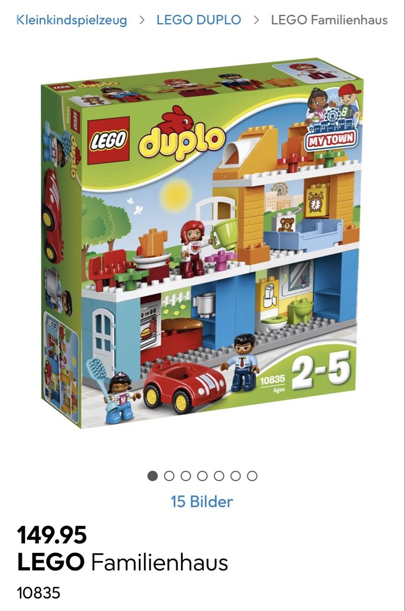 Lego Giocattoli: Lego Duplo 10835 – Usato da Walchwil venduto da Pirib82