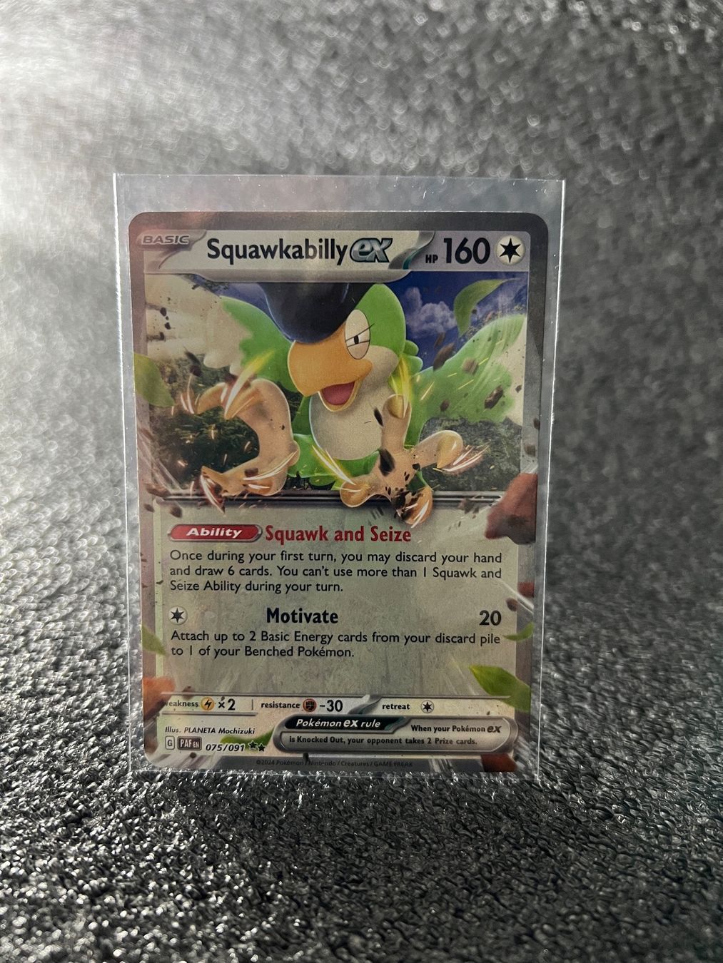 Pokémon Carte collezionabili: Pokémon Paldean Fates - Squawkabilly 075/091 – Nuovo (secondo la descrizione) da Birmensdorf ZH venduto da Swiss-_-Collector