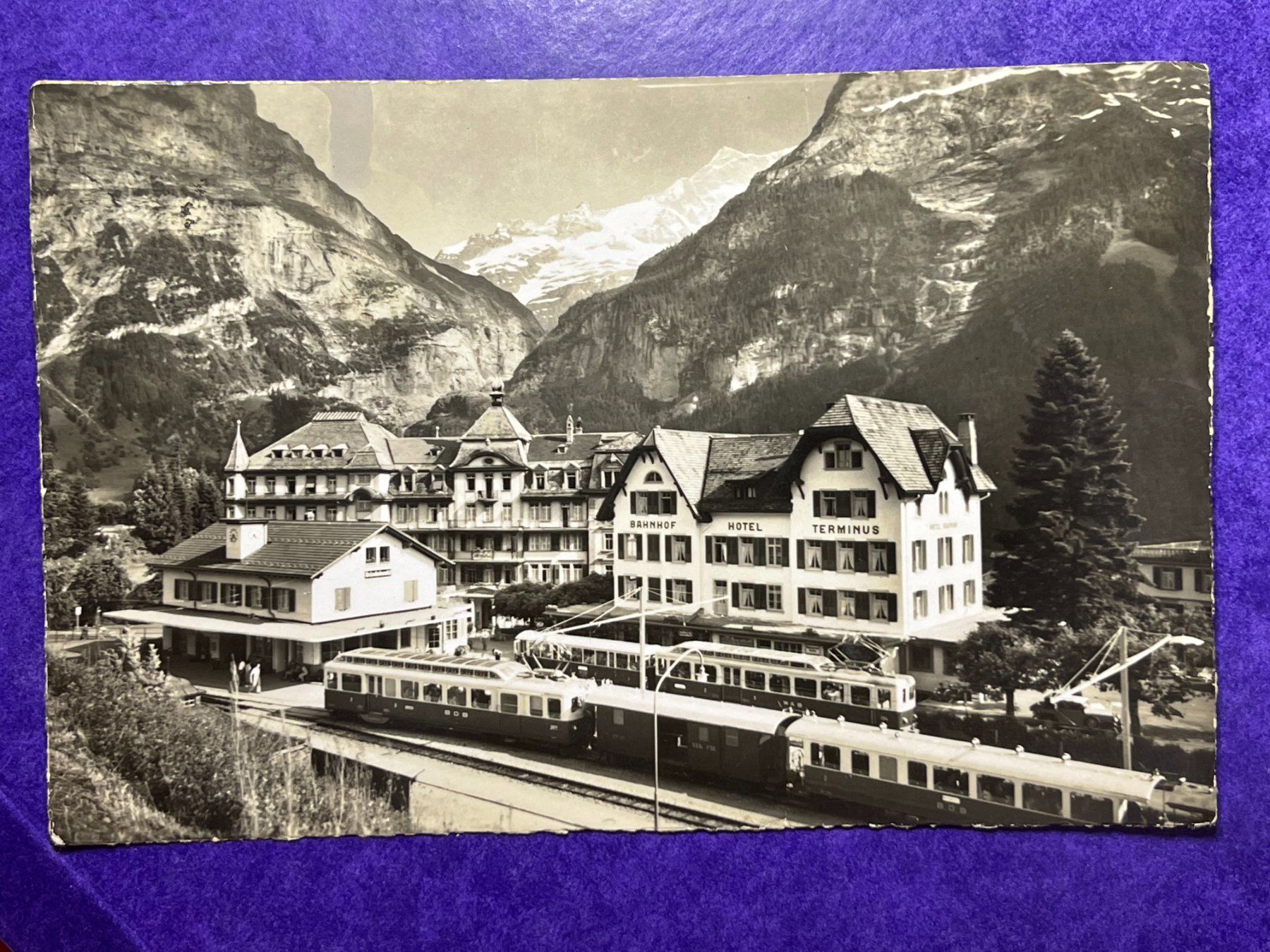 Ansichtskarten: Grindelwald Bahnhof – Gebraucht aus Steg VS von danwer74