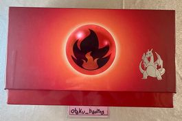 Charizard Chinese Pokemon Card ETB incl. 6 Jumbo packs