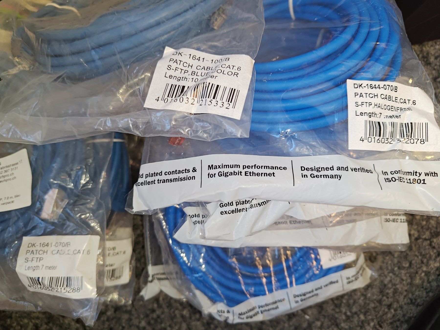 Kabel: 9x Lan Kabel RJ45 Cat6 – Neu und originalverpackt aus Sumiswald von inf_r9tx 1
