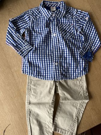 Süsses Set: Hemd S.Oliver & Hose IDO, Gr. 80, Top Zustand!