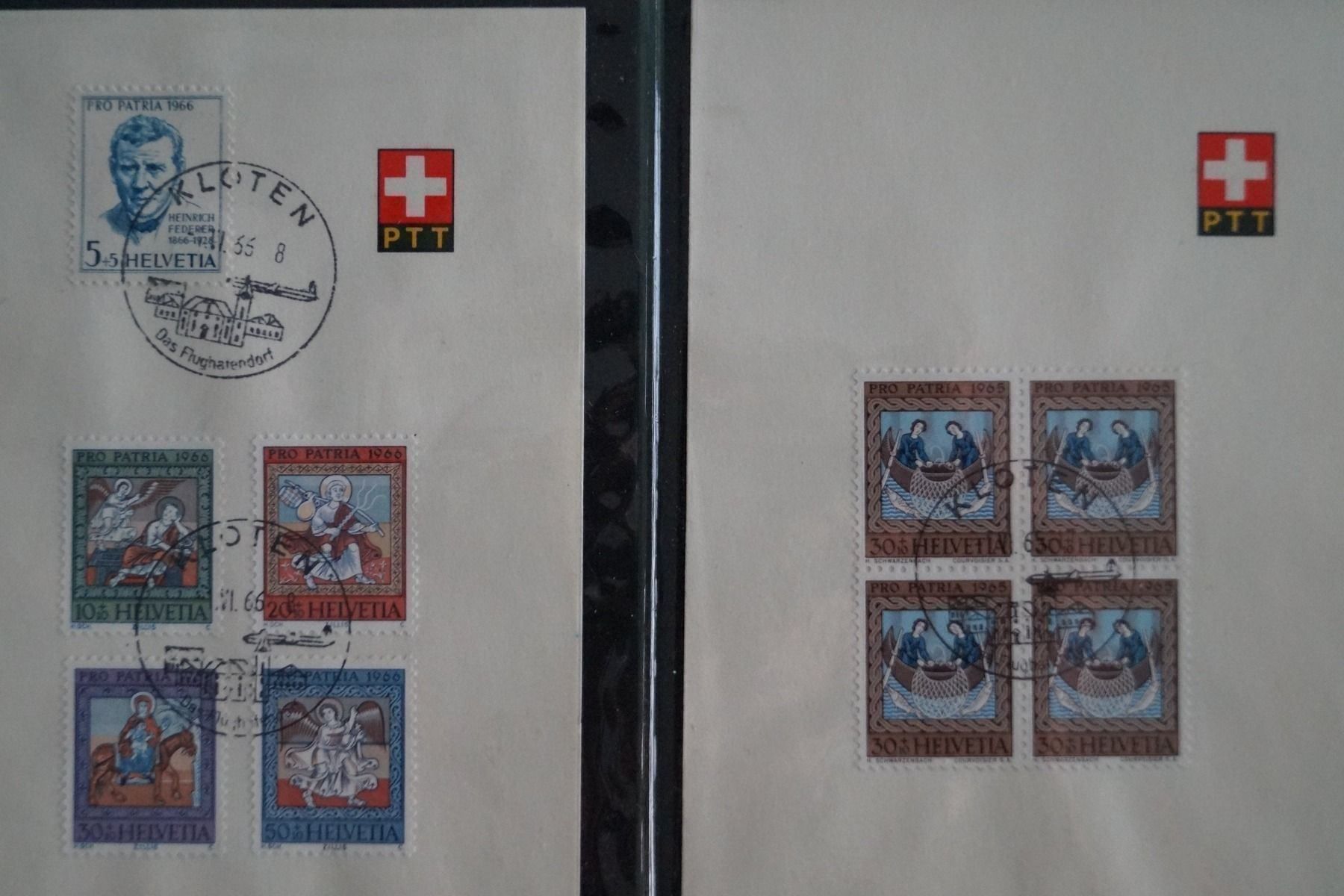 Tutti i francobolli: Pro Patria Briefmarken Kollektion – Usato da Nürensdorf venduto da Jx3p 9