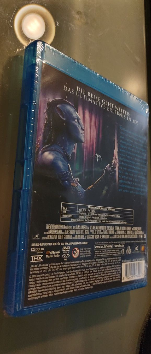 Tutti i DVDs: Avatar 3 D Blu-ray und DVD  Original Verpackt – Nuovo e nell'imballaggio originale da Dottikon venduto da Oldyfreak 1