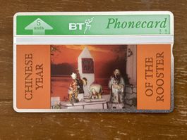 Telefonkarte British Telecom BTG110 232C, 600 Ex ungebraucht