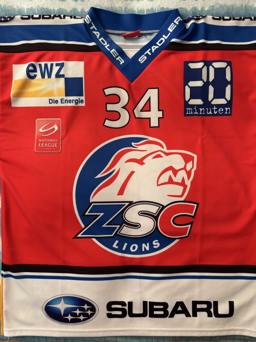 Gameworn Canottiere & Pantaloni: Game Worn Jersey ZSC Lions – Usato da Gland venduto da Pyar0211