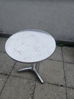 Metall Gartentisch rund 60cm Durchmesser guter Zustand