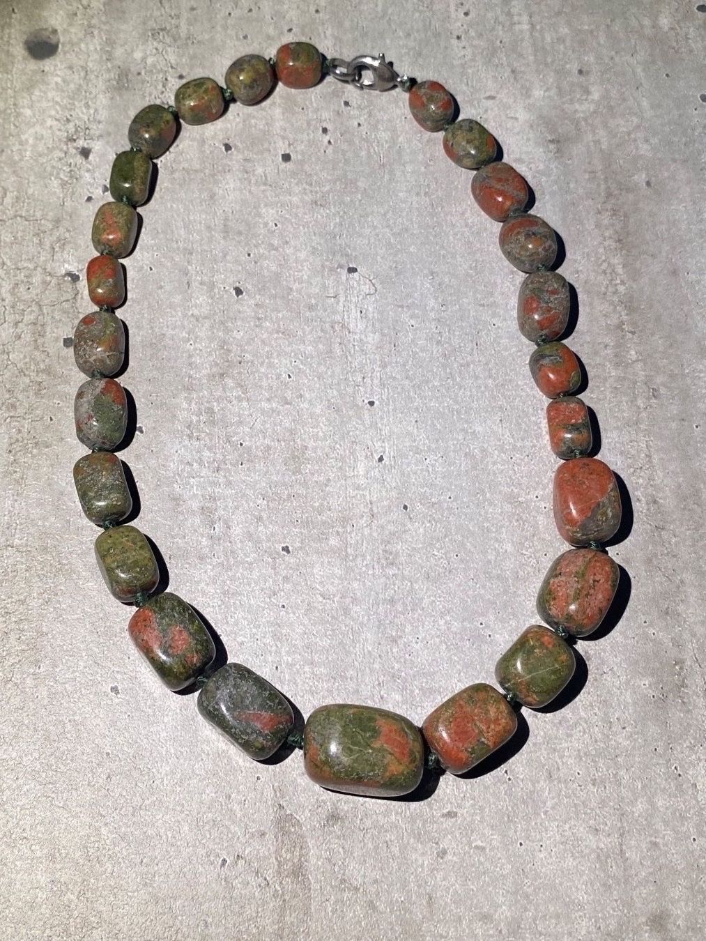 Catenine: Unakit Edelstein Halskette – Nuovo e nell'imballaggio originale da Laax GR venduto da krippenfiguren-laax 9