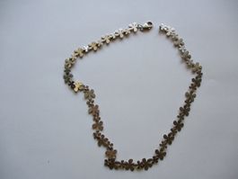Collier fleurs argent 925