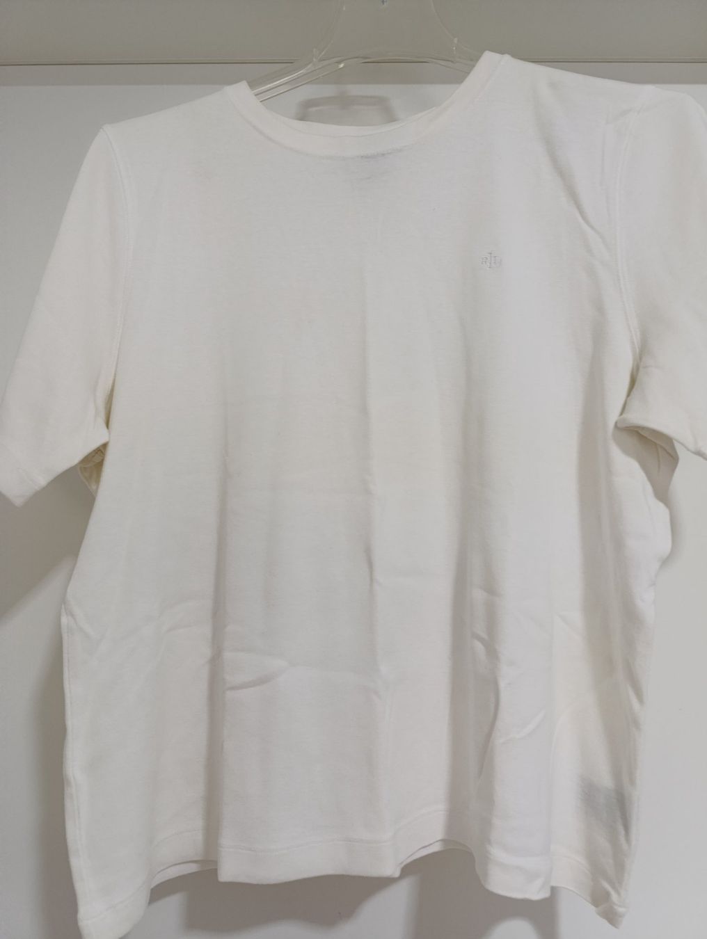 Ralph Lauren T-Shirts: T-shirt Ralph Lauren blanc – Gebraucht aus St-Cergue von Neviana