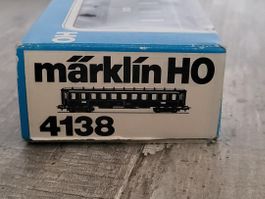 Märklin Leerkarton / OVP Nr. 4138 für D-Zug Wagen SBB CFF
