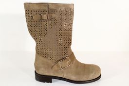 Jimmy Choo Stiefeletten Boots Stiefel braun, Gr. 40