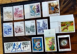 MONACO timbres neufs ** ~1991
