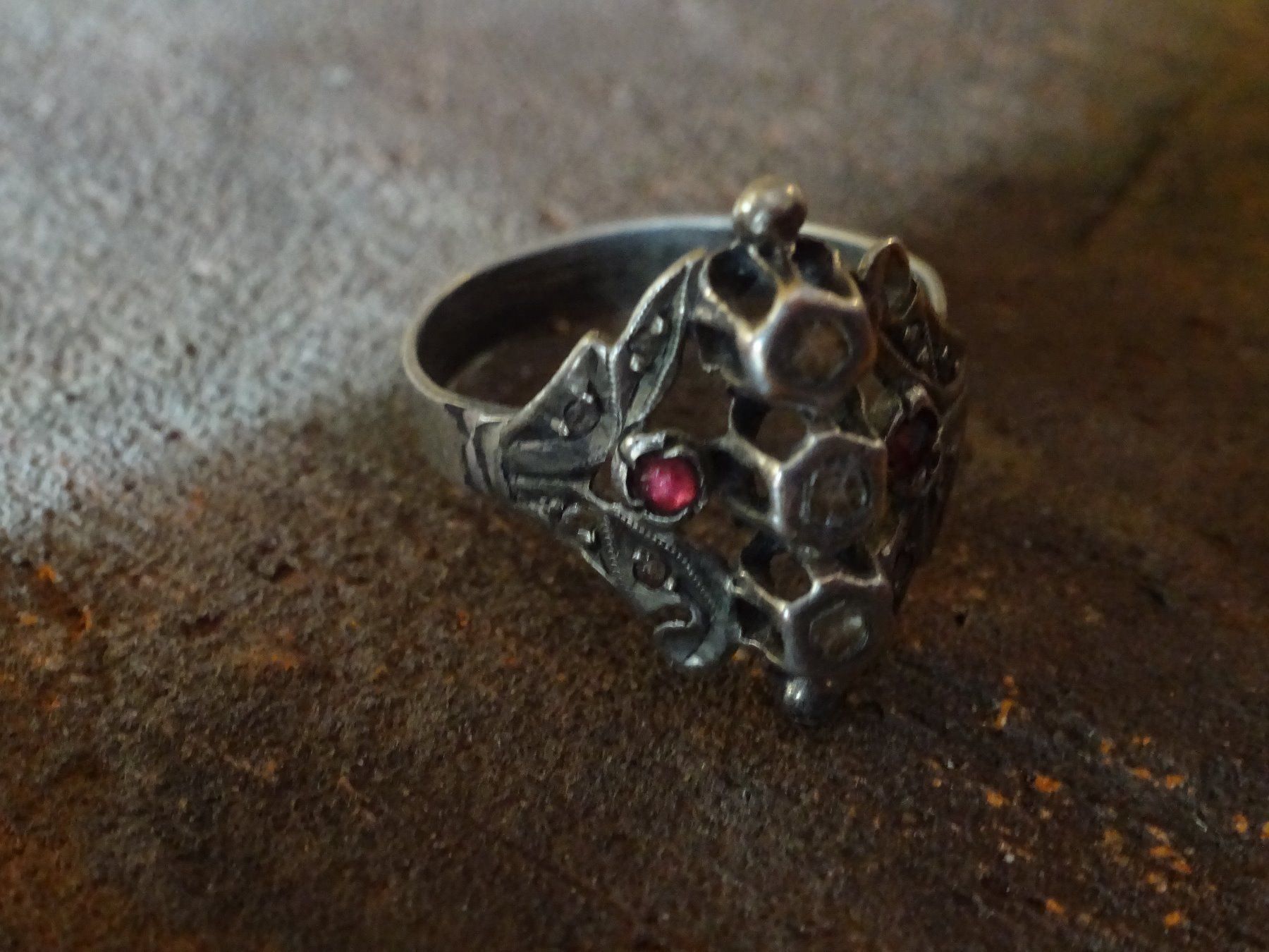 Ringe: Ring Rosenschliff Almandin / RG 57 – Gebraucht aus Esslingen von FetteSchnecke 6