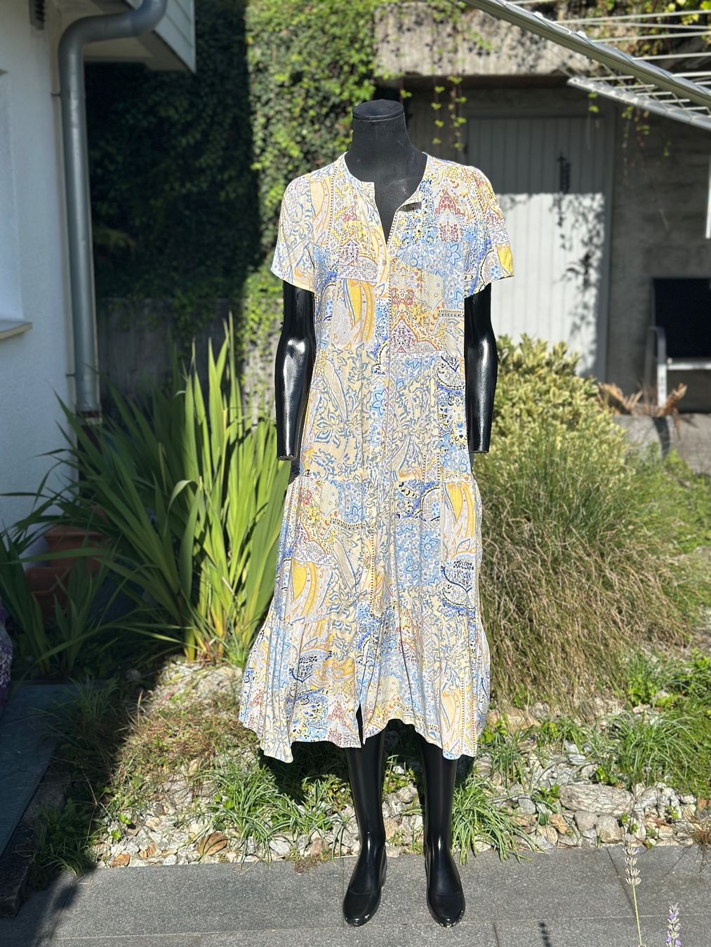 Zara Vestiti: ZARA Kleid, Gr. M, Boho-Print, fliessend, bunt, – Usato da Zufikon venduto da Modestil365 7