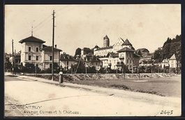 Porrentruy, Avenue Ouenin et le Château