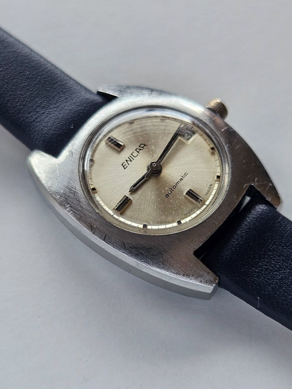 Enicar Orologi: 451 Enicar Automatic Date Damenuhr – Usato da Berikon venduto da mmm21 1