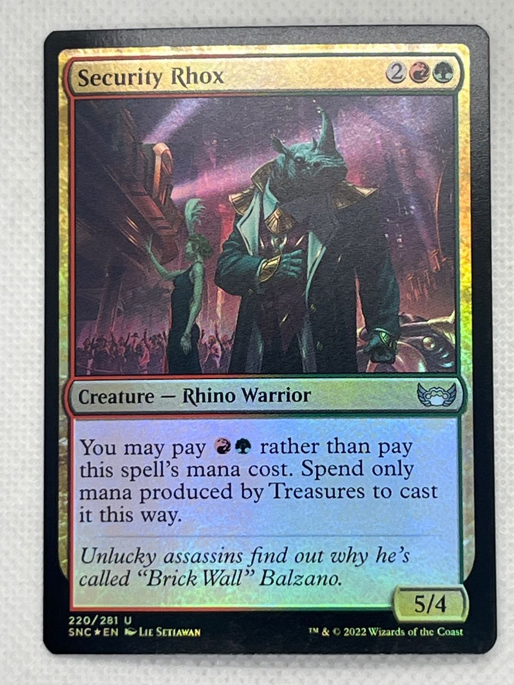 Magic The Gathering Carte collezionabili: Security Rhox Foil Magic Karte – Usato da Hinterkappelen venduto da Kim1992
