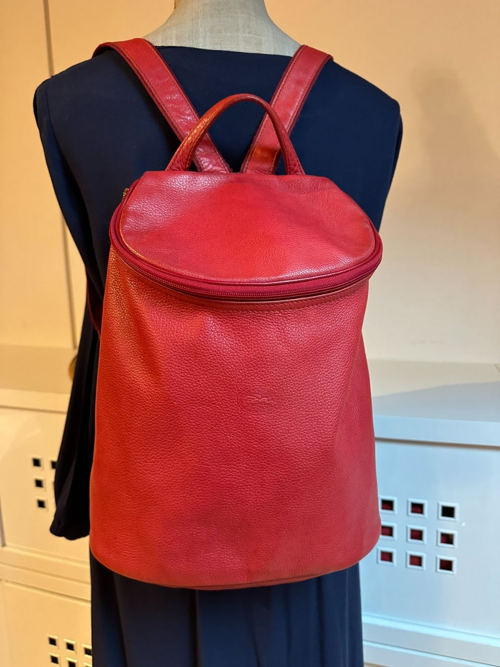 Longchamp Borse da donna: Longchamp sac à dos rouge – Usato da Bernex venduto da euma1976