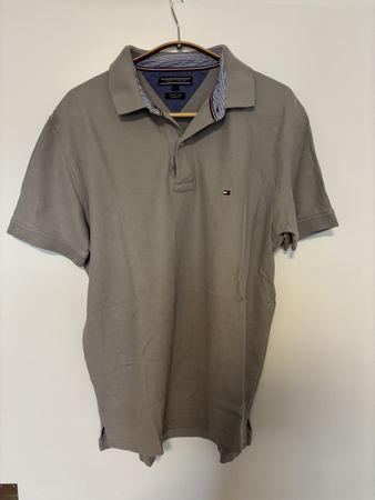 Tommy Hilfiger Poloshirt Beige Herren Gr. L