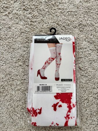 Halloween-Strumpfhose / blutiges Bein-Zubehör