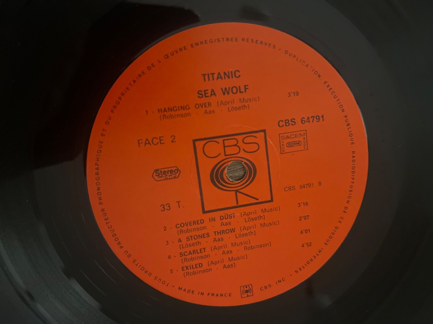 Schallplatten: A864/Titanic – Gebraucht aus Frutigen von Philippe_jsp 2