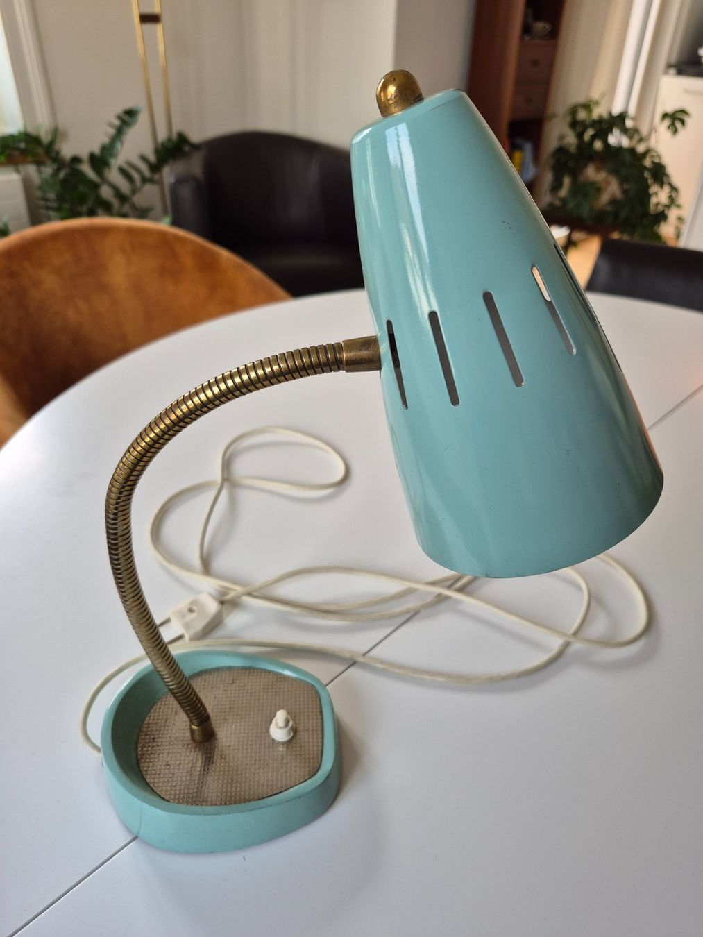 Lampade: Vintage Lampe, blau – Usato da Wettingen venduto da XYZName
