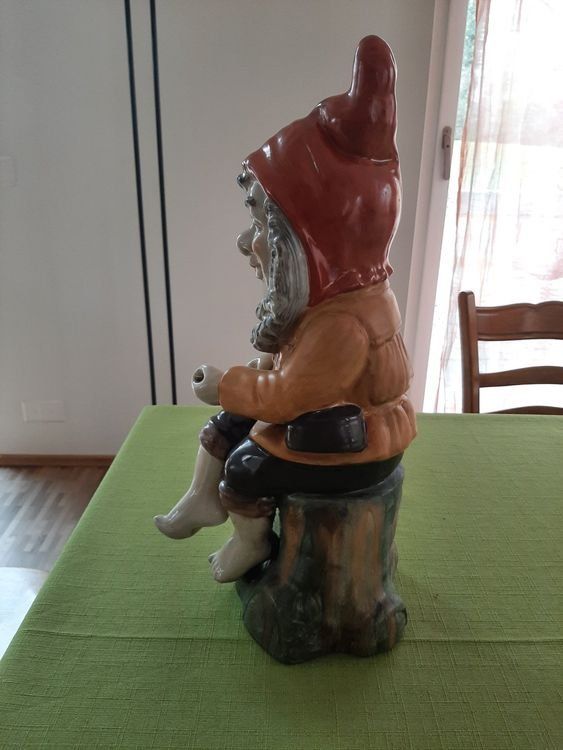 Figuren: XXL Gartenzwerg Keramik/Glasur – Gebraucht aus Hinwil von Unglaubliche-Treffer 2