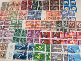 Ansammlung CH - Blöcke mit Zentrumsstempel, ab 1.-