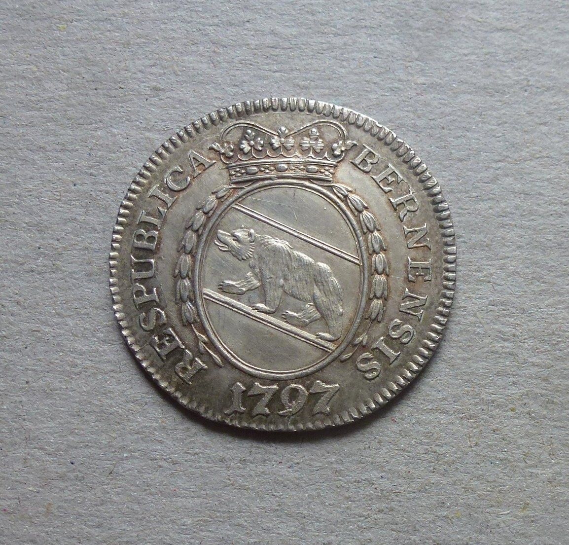 Tutti le monete: Bern ++ 1/4 Taler 1797, gute Erhaltung – Usato da Walkringen venduto da Casablanca777