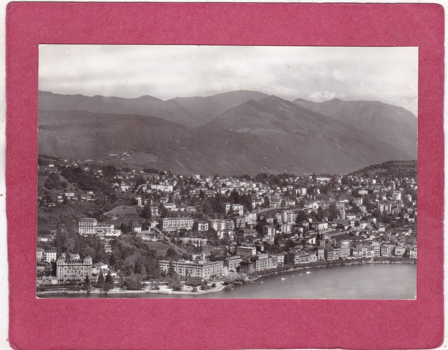 Ansichtskarten: Lugano Aerofoto 1968 – Gebraucht aus Herisau von Lisegrat2008