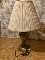 Lampe de table laiton avec abat-jour état correct