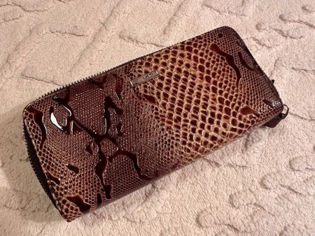 Chic KARYA Portemonnaie, Reptil-Optik, wie nue