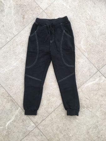 Tunnelzugbund-Hose, Baumwolle  Gr. 130, Neu!