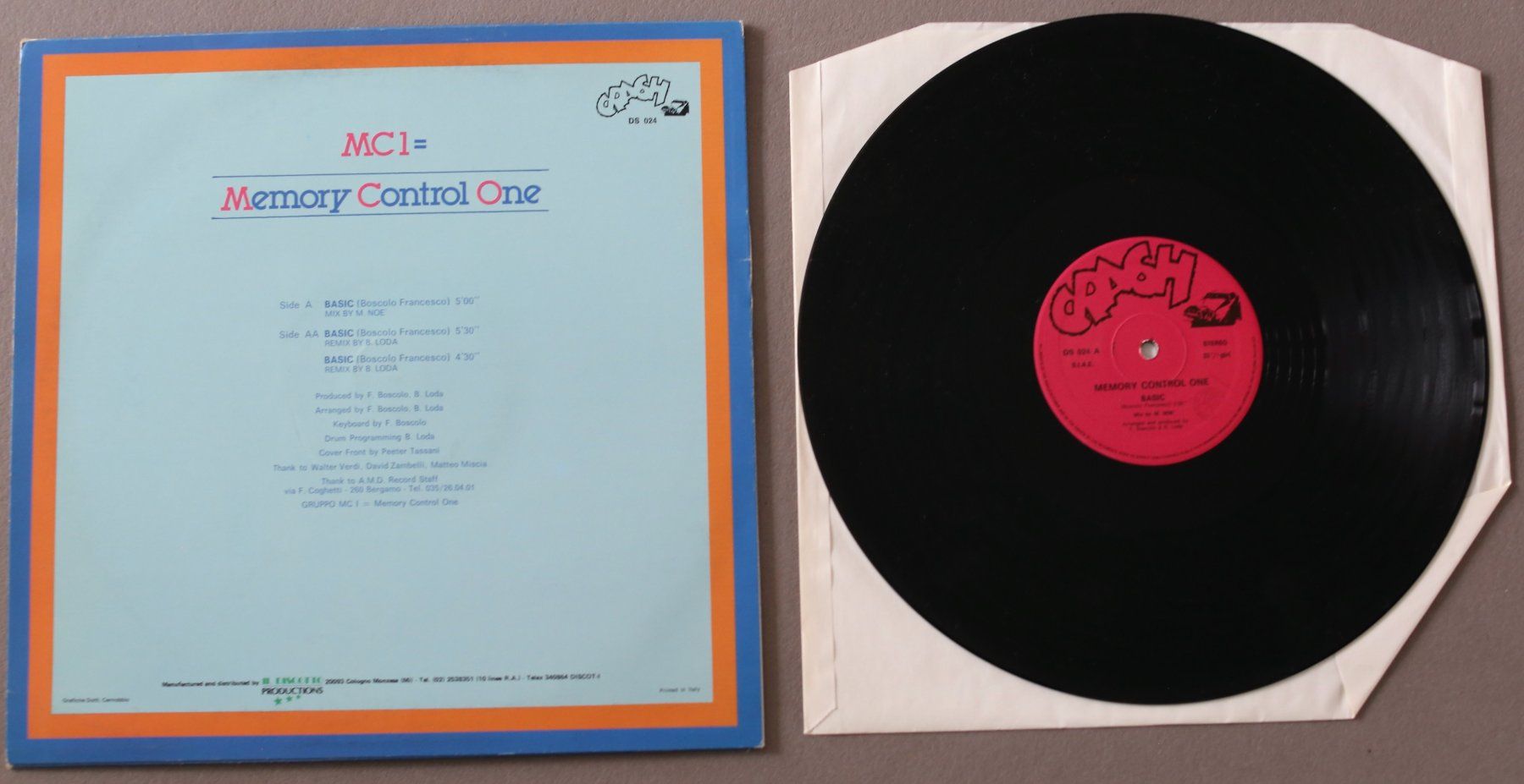 Dischi in vinile: Maxi, Memory Control One, Basic, Crash I 1984 – Usato da Biel/Bienne venduto da 808.3 1