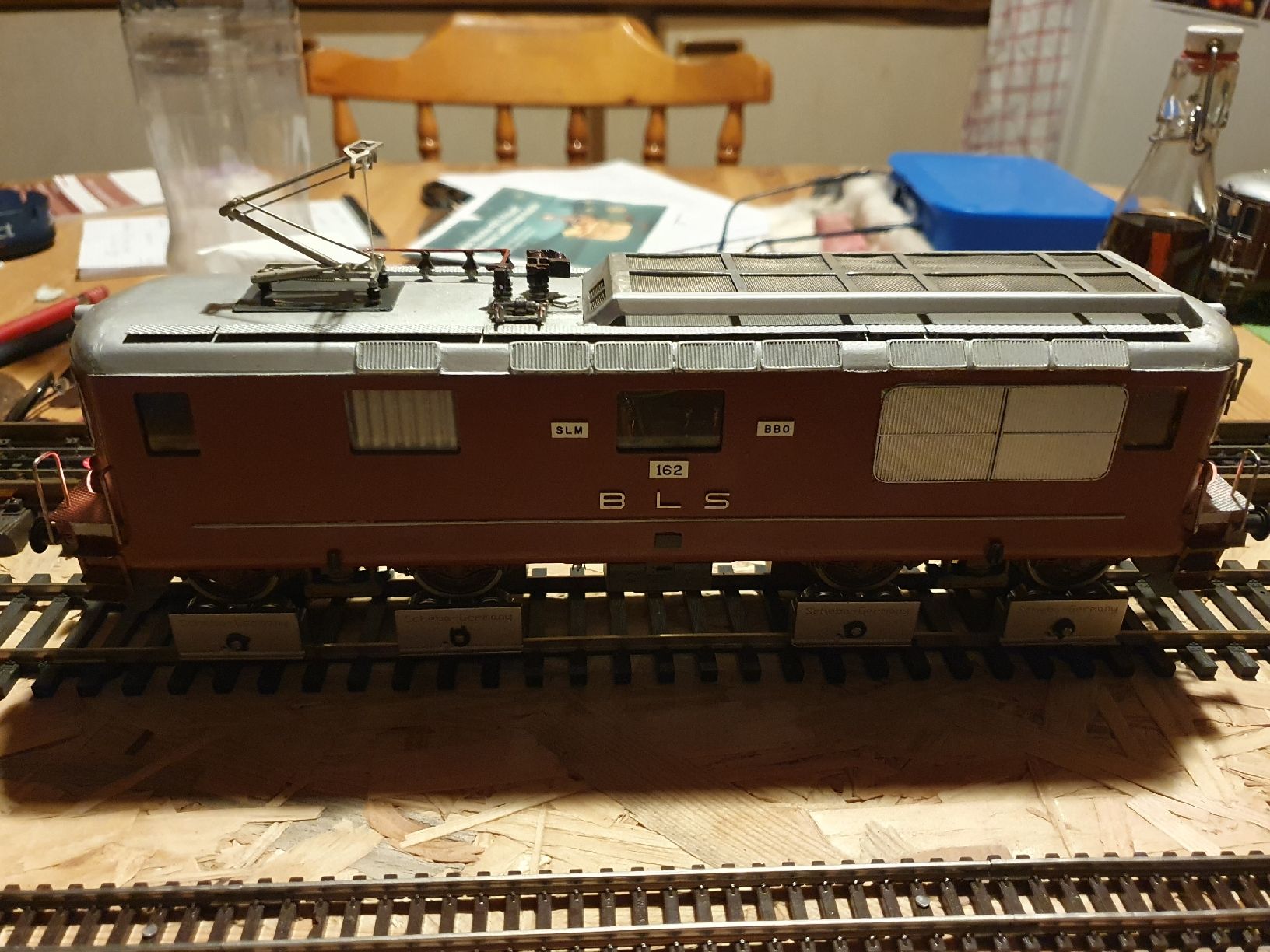 Hermann Modellini di ferrovie: BLS Re 4/4 Spur 0 DC – Usato da Münsingen venduto da wd65 1