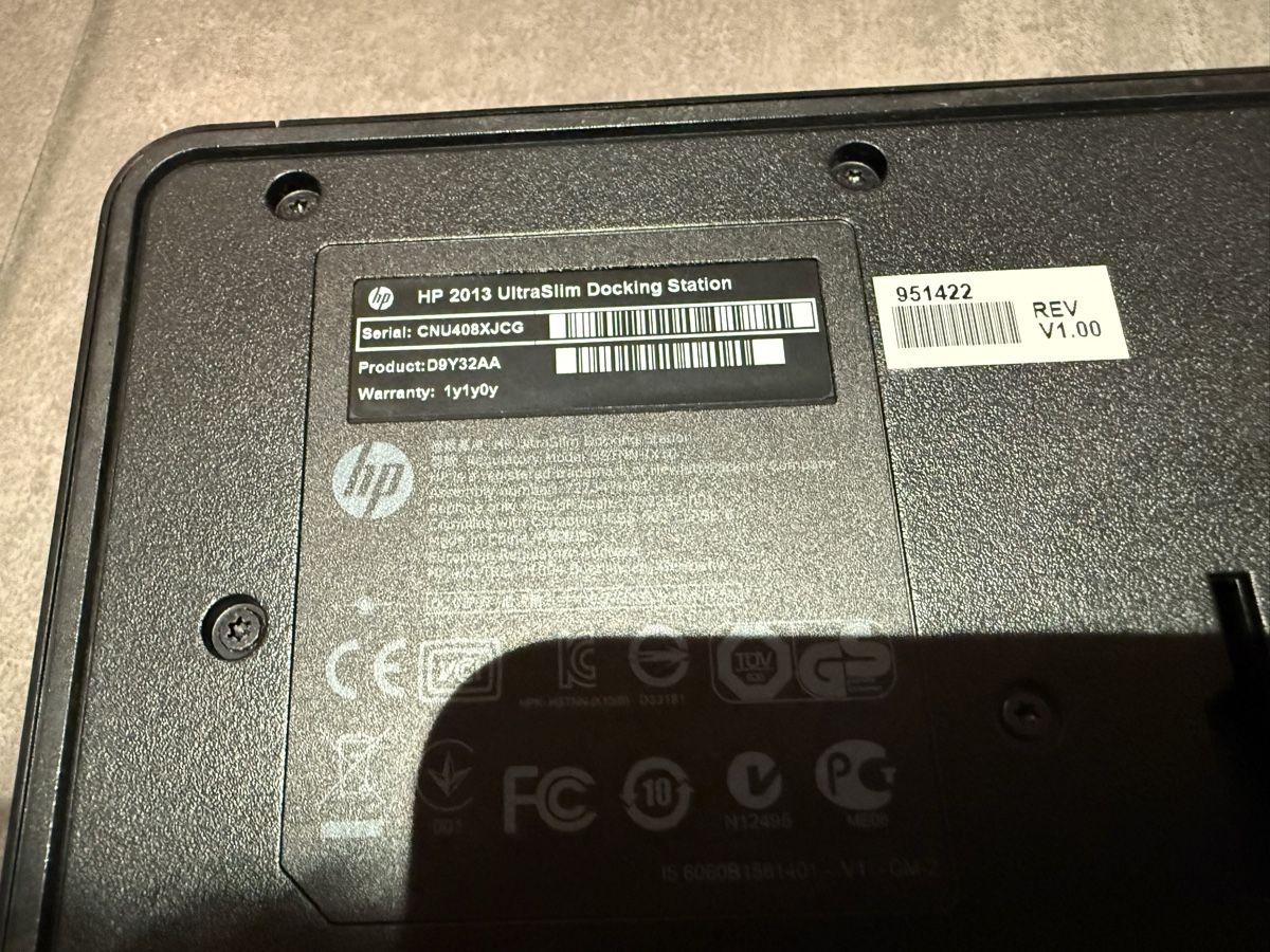 Hewlett Packard Dockingstation: HP Ultraslim Laptop Dockingstation – Gebraucht aus Claro von KarinS84 3