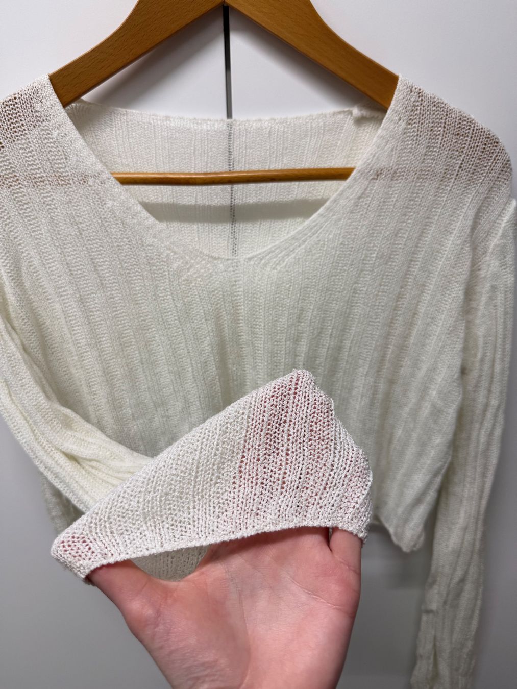 Pulls & Sweat-shirts: Sommerlicher Strickpullover, weiss, Gr. S, Top Zustand! – Neuf (Voir description) à Zürich par Cleo234 2