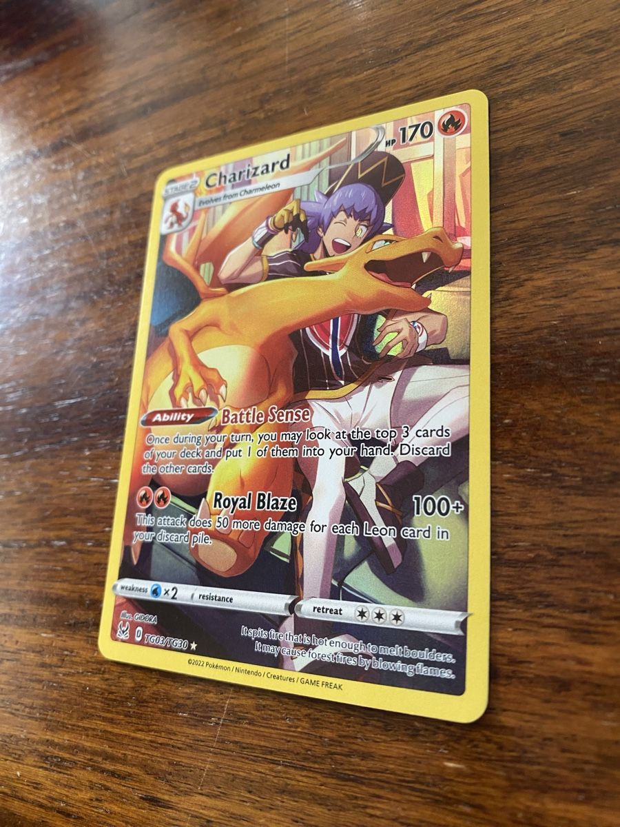 Pokémon Carte collezionabili: Charizard TG03/TG30, Charmander 168/165 AR – Usato da Rorschach venduto da cabrones98 2