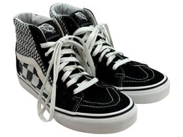 Chaussures Vans Sk8-Hi damier noir blanc. Pointure 38,5