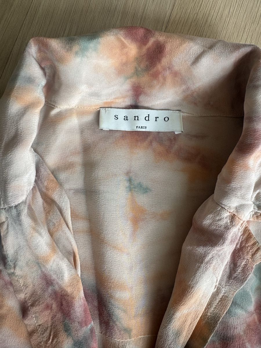 Sandro Camicette: Sandro Paris Bluse, Gr. 36, Seide – Usato da Kilchberg ZH venduto da MaM82 5