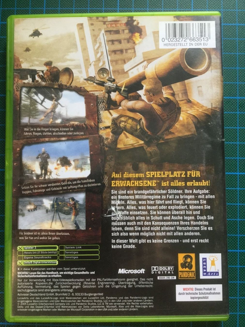 Microsoft Giochi: Mercenaries XBOX 360 Spiel – Usato da Derendingen venduto da Gaston.J 3
