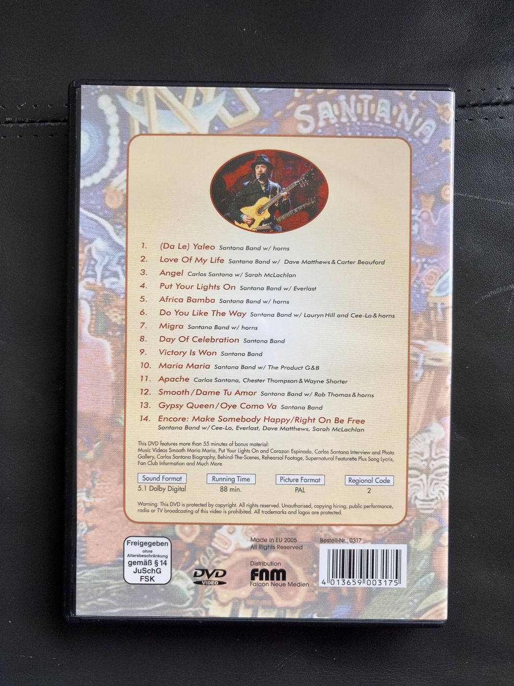 Tutti i DVDs: Santana Live – Usato da Hombrechtikon venduto da Dokmasa 1