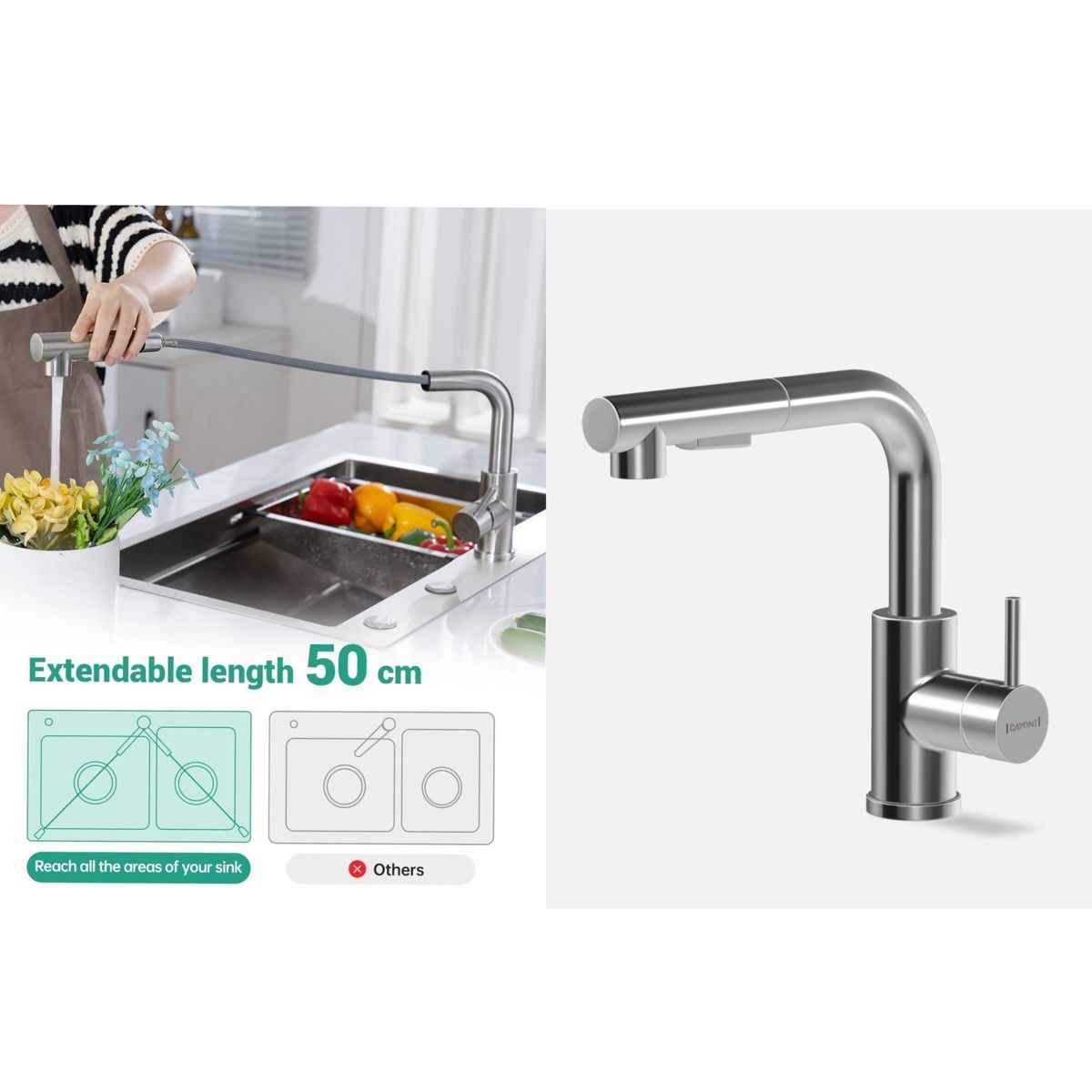 Elettrodomestici da cucina: Dayone Kitchen Sink Mixer Tap – Nuovo (secondo la descrizione) da Bironico venduto da Koalaboss 1