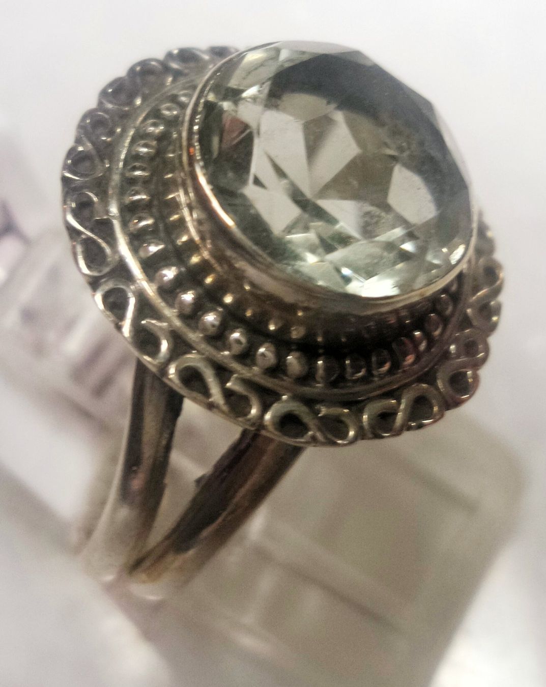 Anelli: Prasiolith Silber Ring – Nuovo (secondo la descrizione) da Zürich venduto da adriben 1