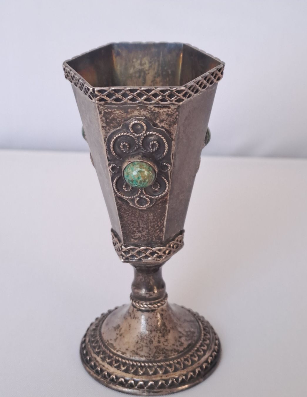 Tazze: Isreal Silber 925 Kiddush Tasse – Usato da Adliswil venduto da globill